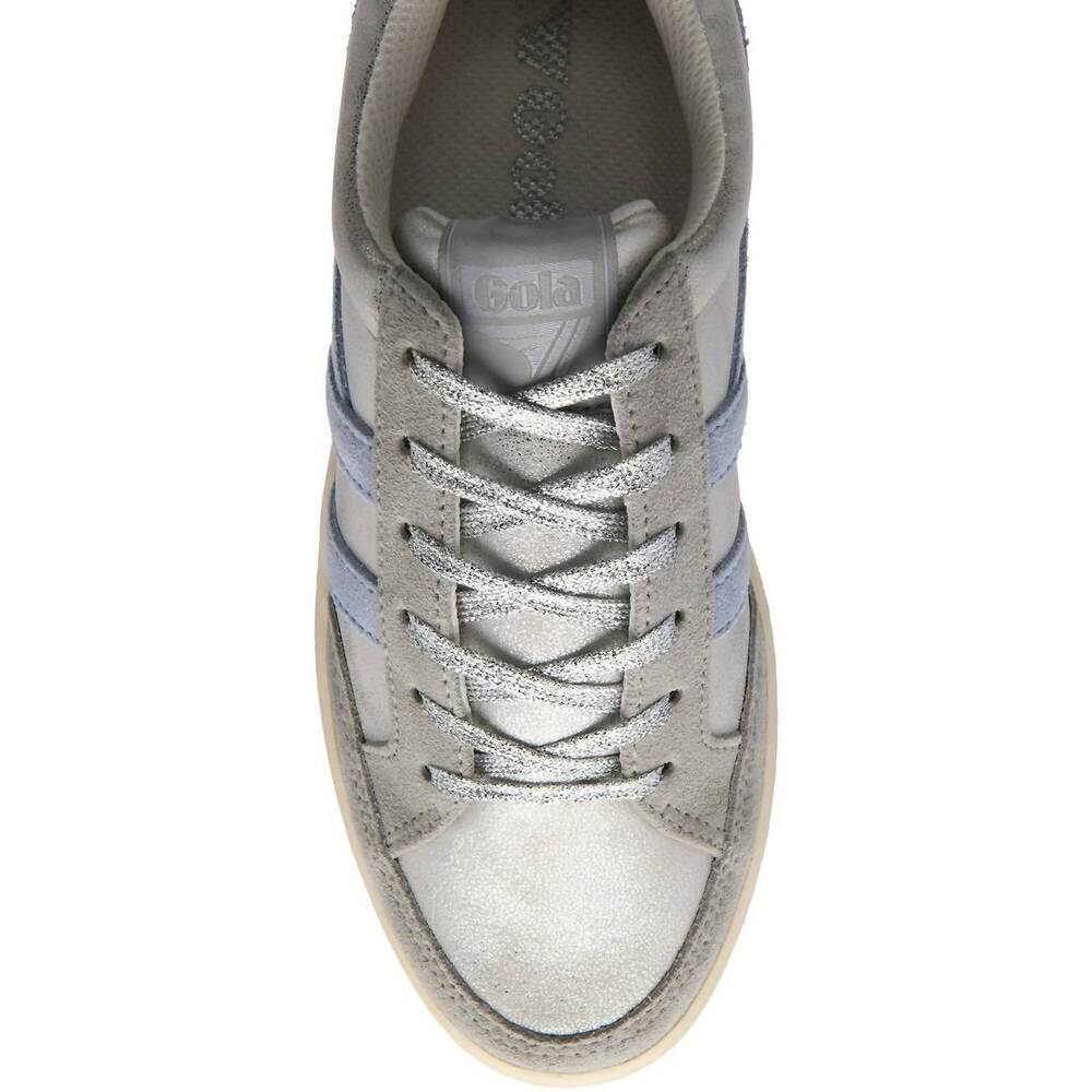 NEW GOLA women's superslam blaze ii sneakers in silver/air/snow leopard - Picture 5 of 5